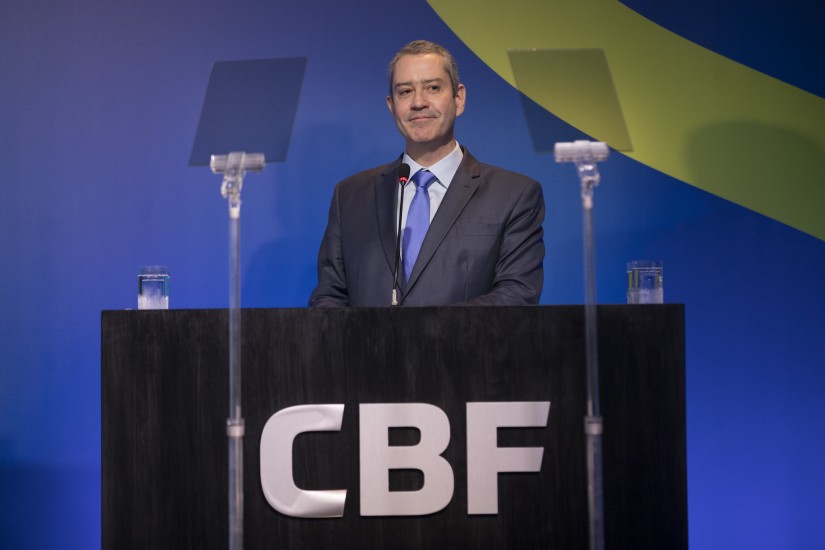 Alteração foi confirmada no discurso de posse do novo presidente da CBF, Rogério Caboclo. Foto: Lucas Figueiredo/CBF
