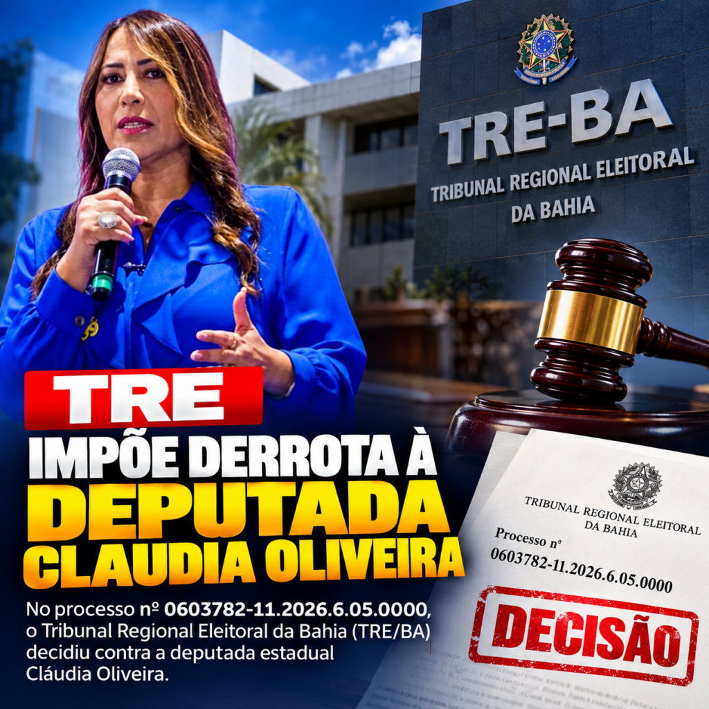 TRE-BA publica decisão em processo envolvendo Cláudia Oliveira e divulgação de vídeos sobre Porto Seguro